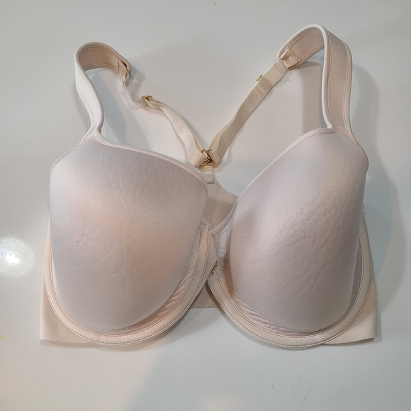 ThirdLove 24/7 Cream Front Closure Classic Full Coverage Racerback Bra Size 34F - Picture 1 of 6